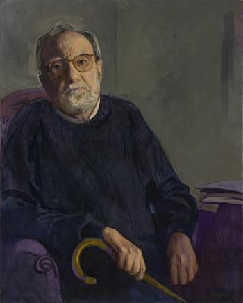 Retrato de Antonio Pereira, 81x65 cm. Óleo sobre lienzo. 2008. Fundación Antonio Pereira, Universidad de León.