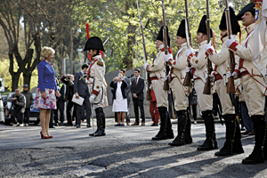La presidenta de la Comunidad, Esperanza Aguirre, en los actos del Dos de Mayo. dosdemayo2012-03